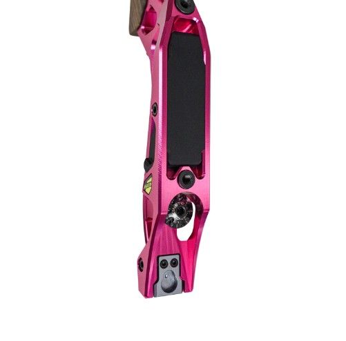 Рукоятка KINETIC RISERS CNC ELEZO 25" RH ANODIZED PINK INCLUDING BLACK WEIGHT