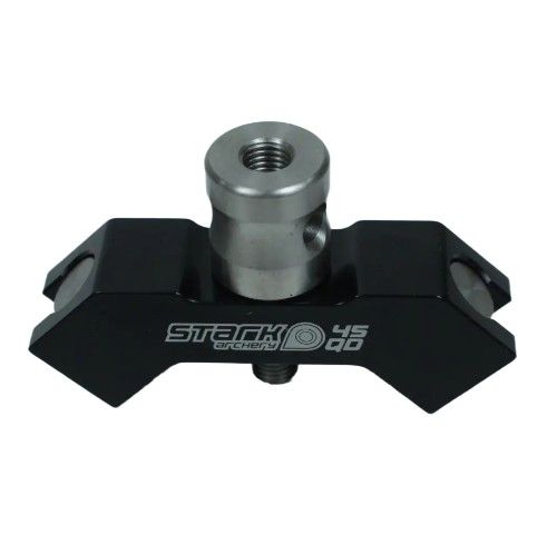 Тройник для стабилизаторов STARK ARCHERY 45 QD - ALU QUICK DETACH 5/16 45° X 0° BLACK V-BAR