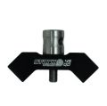 Тройник для стабилизаторов STARK ARCHERY 45 QD - ALU QUICK DETACH 5/16 45° X 0° BLACK V-BAR