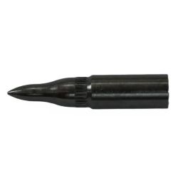 Наконечник для деревянных стрел BUCK TRAIL SCREW-ON POINTS 3D STEEL BLACK W/ THREAD- 5/16 80gr 12 штук в упаковке