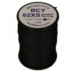 Нить для обмотки BCY SERVING MATERIAL BRAIDED *62XS DIA .018" JIG BLACK